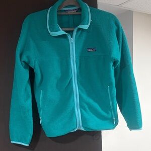 Patagonia Turquoise Fleece Jacket